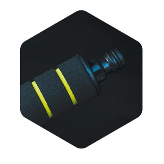 Amio - ΒΟΥΡΤΣΑ ΠΛΥΣΙΜΑΤΟΣ PREMIUM ΜΕ ΑΝΤΑΠΤΟΡΑ ΓΙΑ ΠΑΡΟΧΗ ΝΕΡΟΥ ΚΑΙ ΡΥΘΜΙΖΟΜΕΝΗ ΛΑΒΗ 54cm - 1 TEM. (T9039/AM)