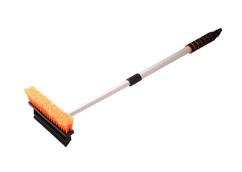 Amio - ΒΟΥΡΤΣΑ ΠΛΥΣΙΜΑΤΟΣ ΜΕ ΣΙΛΙΚΟΝΗ & ΤΗΛΕΣΚΟΠΙΚΟ ΚΟΝΤΑΡΙ ΑΛΟΥΜΙΝΙΟΥ 60-90cm - 1 ΤΕΜ. (T9097/AM)