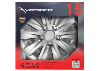 Amio - ΤΑΣΙΑ 15" RAPIDE SILVER - ΣΕΤ 4ΤΕΜ ΣΕ ΚΟΥΤΙ (1188/AM)