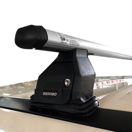 KIT ΜΕ ΜΠΑΡΕΣ ΟΡΟΦΗΣ ΓΙΑ BMW ΣΕΙΡΑ 3 E46 4D 1998-2007 ΑΛΟΥΜΙΝΙΟΥ TEMA MENABO (AL1-3360-FIX501FP)-2 ΤΕΜ.