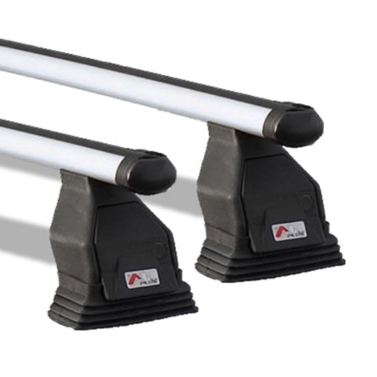 KIT ΜΕ ΜΠΑΡΕΣ ΟΡΟΦΗΣ ΓΙΑ BMW ΣΕΙΡΑ 3 E46 4D 1998-2007 ΑΛΟΥΜΙΝΙΟΥ TEMA MENABO (AL1-3360-FIX501FP)-2 ΤΕΜ.