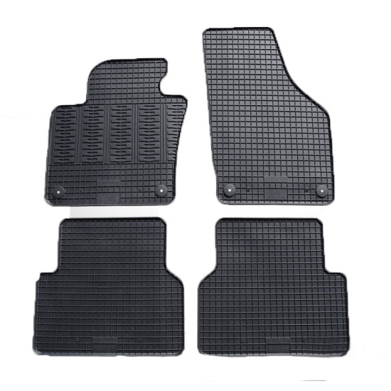 Cik - ΜΑΡΚΕ ΠΑΤΑΚΙΑ ΣΕ ΣΚΑΦΗ ΛΑΣΤΙΧΟ ΓΙΑ VW TIGUAN 2007-2015 ΣΕ ΜΑΥΡΟ ΧΡΩΜΑ ΜΕ ΚΟΥΜΠΩΜΑΤΑ - 4 ΤΕΜ. (RM.VW.0007/CK)