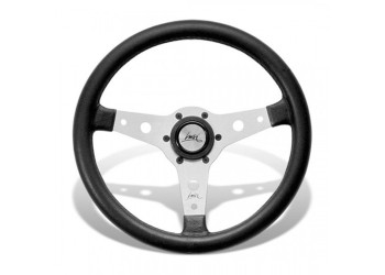 ΤΙΜΟΝΙ FALCON 34 LUISI ΤΡΙΑΚΤΙΝΟ 34 cm (ΜΑΥΡΟ ΜΕ ΑΣΗΜΙ/ΚΑΟΥΤΣΟΥΚ TANEGUM)