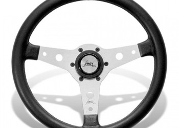 ΤΙΜΟΝΙ FALCON 34 LUISI ΤΡΙΑΚΤΙΝΟ 34 cm (ΜΑΥΡΟ ΜΕ ΑΣΗΜΙ/ΚΑΟΥΤΣΟΥΚ TANEGUM)