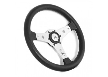 ΤΙΜΟΝΙ FALCON 34 LUISI ΤΡΙΑΚΤΙΝΟ 34 cm (ΜΑΥΡΟ ΜΕ ΑΣΗΜΙ/ΚΑΟΥΤΣΟΥΚ TANEGUM)