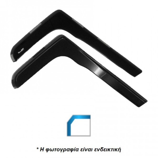 ΑΝΕΜΟΘΡΑΥΣΤΕΣ ΓΙΑ DAF XF 106 2013-2021 ΖΕΥΓΑΡΙ ΑΠΟ ΕΥΚΑΜΠΤΟ ΦΙΜΕ ΠΛΑΣΤΙΚΟ HEKO - 2 ΤΕΜ.