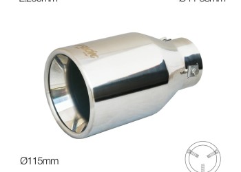 ΑΚΡΟ/ΜΠΟΥΚΑ ΕΞΑΤΜΙΣΗΣ ΧΡΩΜΙΟΥ 44-68mm (ΜΗΚΟΣ 200mm - ΔΙΑΜΕΤΡΟΣ ΕΞΩΤΕΡΙΚΗ 115mm)​ SIMONI RACING - 1 TEM