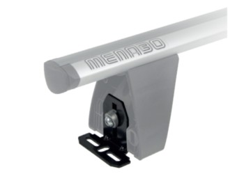 DLFIX201FP KIT TYPE FP ΑΚΡΑ (ΠΟΔΙΑ) ΓΙΑ ΜΠΑΡΕΣ ΟΡΟΦΗΣ DELTA/OMEGA BLACK/SILVER MENABO - 1 ΣΕΤ