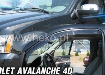 ΑΝΕΜΟΘΡΑΥΣΤΕΣ ΓΙΑ CHEVROLET AVALANCE 4D 2007-2013 ΖΕΥΓΑΡΙ ΑΠΟ ΕΥΚΑΜΠΤΟ ΦΙΜΕ ΠΛΑΣΤΙΚΟ HEKO - 2 ΤΕΜ.