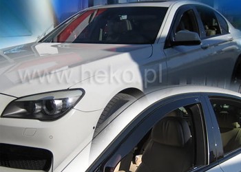 ΑΝΕΜΟΘΡΑΥΣΤΕΣ ΓΙΑ BMW ΣΕΙΡΑ 7 F01 / F02 4D/5D 2008-2015 ΖΕΥΓΑΡΙ ΑΠΟ ΕΥΚΑΜΠΤΟ ΦΙΜΕ ΠΛΑΣΤΙΚΟ HEKO - 2 ΤΕΜ.