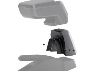 Βάση - Αντάπτορας Τεμπέλη Ειδική για RENAULT TWINGO 2014+ (+ΚΑΛΩΔΙΟ 12V) / SMART FORTWO + FORFOUR W453 2014+ Rati σε μαύρο χρώμα - 1 Τεμάχιο