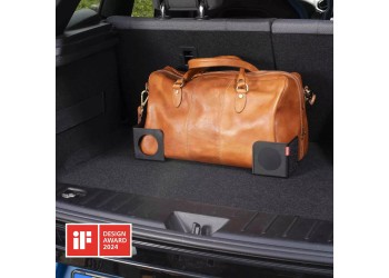 ΣΤΑΘΕΡΟΠΟΙΗΤΗΣ / ΔΙΑΧΩΡΙΣΤΙΚΟ STOPPER NOOK ΓΙΑ ΤΟ ΠΟΡΤ ΜΠΑΓΚΑΖ ΑΠΟ ΠΛΑΣΤΙΚΟ ΣΕ ΜΑΥΡΟ ΧΡΩΜΑ ΜΕ ΑΝΤΙΟΛΙΣΘΗΤΙΚΑ ΜΑΞΙΛΑΡΑΚΙΑ ΚΑΙ ΑΥΤΟΚΟΛΛΗΤΑ ΤΥΠΟΥ VELCRO RATI - 2 ΤΕΜ.