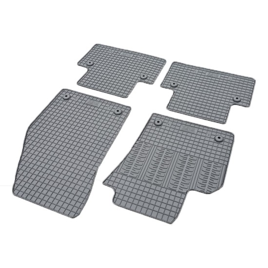 Cik - ΜΑΡΚΕ ΠΑΤΑΚΙΑ ΣΕ ΣΚΑΦΗ ΛΑΣΤΙΧΟ ΓΙΑ VOLVO V50 2007-2012 / S40 2007-2013 ΣΕ ΜΑΥΡΟ ΧΡΩΜΑ ΜΕ ΚΟΥΜΠΩΜΑΤΑ - 4 ΤΕΜ. (RM.VO.0003/CK)