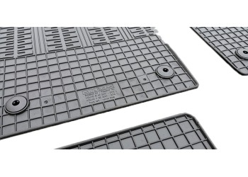 Cik - ΜΑΡΚΕ ΠΑΤΑΚΙΑ ΣΕ ΣΚΑΦΗ ΛΑΣΤΙΧΟ ΓΙΑ VOLVO V50 2007-2012 / S40 2007-2013 ΣΕ ΜΑΥΡΟ ΧΡΩΜΑ ΜΕ ΚΟΥΜΠΩΜΑΤΑ - 4 ΤΕΜ. (RM.VO.0003/CK)