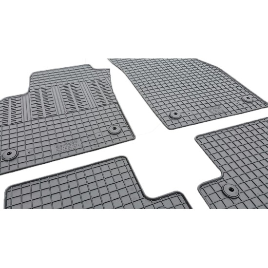 Cik - ΜΑΡΚΕ ΠΑΤΑΚΙΑ ΣΕ ΣΚΑΦΗ ΛΑΣΤΙΧΟ ΓΙΑ VOLVO V50 2007-2012 / S40 2007-2013 ΣΕ ΜΑΥΡΟ ΧΡΩΜΑ ΜΕ ΚΟΥΜΠΩΜΑΤΑ - 4 ΤΕΜ. (RM.VO.0003/CK)