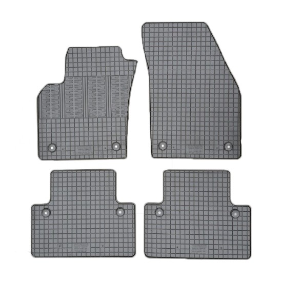 Cik - ΜΑΡΚΕ ΠΑΤΑΚΙΑ ΣΕ ΣΚΑΦΗ ΛΑΣΤΙΧΟ ΓΙΑ VOLVO V50 2007-2012 / S40 2007-2013 ΣΕ ΜΑΥΡΟ ΧΡΩΜΑ ΜΕ ΚΟΥΜΠΩΜΑΤΑ - 4 ΤΕΜ. (RM.VO.0003/CK)