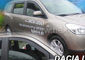 ΑΝΕΜΟΘΡΑΥΣΤΕΣ ΓΙΑ DACIA LODGY 5D 2012-2020 / DACIA DOKKER 4D 2012-2020 ΖΕΥΓΑΡΙ ΑΠΟ ΕΥΚΑΜΠΤΟ ΦΙΜΕ ΠΛΑΣΤΙΚΟ HEKO - 2 ΤΕΜ.