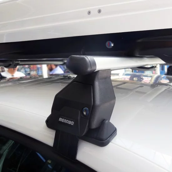 KIT ΜΕ ΜΠΑΡΕΣ ΟΡΟΦΗΣ ΓΙΑ VW POLO 6R/6C 5D 2010-2017 ΑΛΟΥΜΙΝΙΟΥ ΚΑΙ ΜΠΑΓΚΑΖΙΕΡΑ ΟΡΟΦΗΣ MANIA 400 MENABO (AL1-3360/MB-FIX040G-3290/MB-3390/MB)