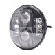 M-Tech - Στρογγυλό Φανάρι WHL102 BLACK 7'' με 8 Cree LED (XML-10W) 9-36V 6000-6500K σε Μαύρο Χρώμα - 1 τεμ. (WHL102/MT)