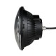 M-Tech - Στρογγυλό Φανάρι WHL102 BLACK 7'' με 8 Cree LED (XML-10W) 9-36V 6000-6500K σε Μαύρο Χρώμα - 1 τεμ. (WHL102/MT)