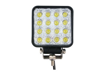 ΠΡΟΒΟΛΕΑΣ ΕΡΓΑΣΙΑΣ WORKING LAMPS FLOOD BEAM OSRAM LED 10-30V 48W 3600lm ΤΕΤΡΑΓΩΝΟΣ (110 x 110 x 72 mm) M-TECH -1 TEM