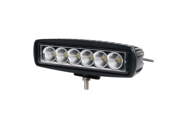 ΠΡΟΒΟΛΕΑΣ ΕΡΓΑΣΙΑΣ WORKING LAMPS FLOOD BEAM OSRAM LED 10-32V 18W SLIM ΟΒΑΛ ΠΛΑΚΕ 1000lm (155 x 45 x 54,1 mm) M-TECH -1 TEM.