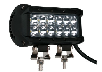 ΠΡΟΒΟΛΕΑΣ LIGHT BAR FLOOD 10-32V 36W 2400lm OSRAM 12xLED (161 x 60 x 180 mm) ΜΠΑΡΑ LED M-TECH -1ΤΕΜ.