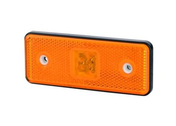 ΦΩΣ ΟΓΚΟΥ ΑΝΑΚΛΑΣΤΙΚΟ  LD161 12/24V 3LED HORPOL ΠΟΡΤΟΚΑΛΙ 11 x 4 cm -1ΤΕΜ.