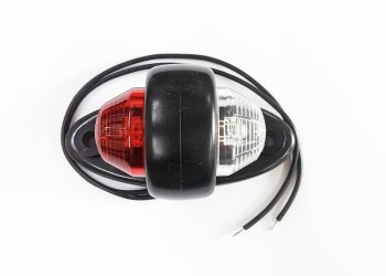 ΦΩΣ ΟΓΚΟΥ LD465 12/24V 2LED ΚΟΚΚΙΝΟ/ ΛΕΥΚΟ (ΔΙΠΛΗΣ ΟΨΗΣ) ΣΤΡΟΓΥΛΛΟ 1ΤΕΜ.