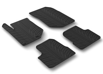 ΜΑΡΚΕ ΠΑΤΑΚΙΑ ΣΕ ΣΚΑΦΗ ΛΑΣΤΙΧΟ ΓΙΑ OPEL CORSA F 5D 2019+ / PEUGEOT 208 5D 2019+ / PEUGΕΟΤ 2008 09/2019+ / OPEL MOKKA ΧΕΙΡΟΚΙΝΗΤΟ 11/2020+ SUMISURA ΣΕ ΜΑΥΡΟ ΧΡΩΜΑ ME ΚΟΥΜΠΩΜΑΤΑ LAMPA - 4 ΤΕΜ.