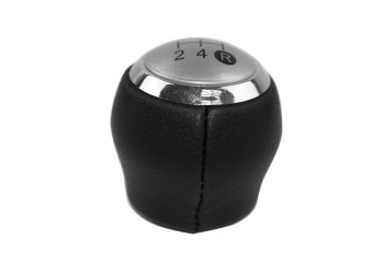 ΠΟΜΟΛΟ ΤΑΧΥΤΗΤΩΝ ΔΕΡΜΑ ΣΕ ΑΣΗΜΙ ΧΡΩΜΑ ΜΕ ΕΝΔΕΙΞΗ 5 ΤΑΧΥΤΗΤΩΝ ΓΙΑ TOYOTA AURIS - 1 τεμ.