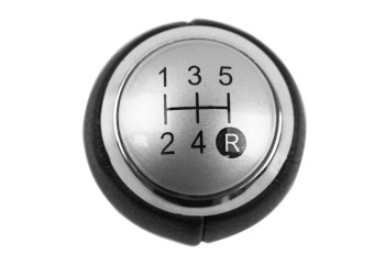 ΠΟΜΟΛΟ ΤΑΧΥΤΗΤΩΝ ΔΕΡΜΑ ΣΕ ΑΣΗΜΙ ΧΡΩΜΑ ΜΕ ΕΝΔΕΙΞΗ 5 ΤΑΧΥΤΗΤΩΝ ΓΙΑ TOYOTA AURIS - 1 τεμ.