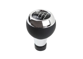 ΠΟΜΟΛΟ ΤΑΧΥΤΗΤΩΝ ΣΕ ΜΑΥΡΟ/ΑΣΗΜΙ ΧΡΩΜΑ ΜΕ ΕΝΔΕΙΞΗ 6 ΤΑΧΥΤΗΤΩΝ ΓΙΑ MINI COOPER R55/R56/R57/R58/R59/R60 - 1 τεμ.