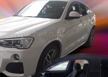 ΑΝΕΜΟΘΡΑΥΣΤΕΣ ΓΙΑ BMW X4 F26 5D 2013-2018 ΖΕΥΓΑΡΙ ΑΠΟ ΕΥΚΑΜΠΤΟ ΦΙΜΕ ΠΛΑΣΤΙΚΟ HEKO - 2 ΤΕΜ.