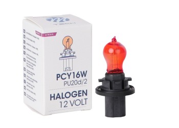 ΛΑΜΠΑΚΙ LED PCY16W 12V PU20d/2 16W ΠΟΡΤΟΚΑΛΙ M-TECH - 1 ΤΕΜ.