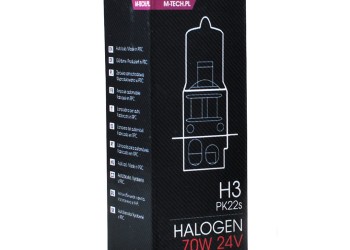 H3 24V 70W PK22s STANDARD ΑΛΟΓΟΝΟΥ ΚΟΥΤΙ 1ΤΕΜ. M-TECH