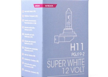 H11 12V 55W PGJ19-2 COLOR SUPERWHITE 1ΤΕΜ. M-TECH