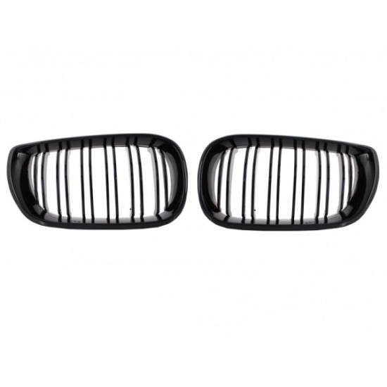 Μάσκες καρδιές μαύρο γυαλιστερό M4 Look - Bmw E46 Sedan 2002-2005