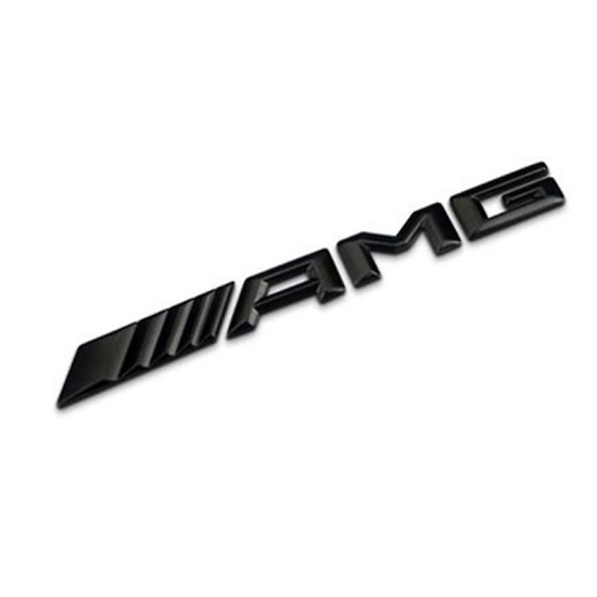 Αυτοκόλλητο μαύρο μεταλλικό - AMG