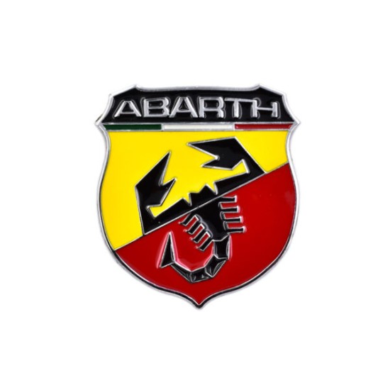 Αυτοκόλλητο μεταλλικό - Abarth