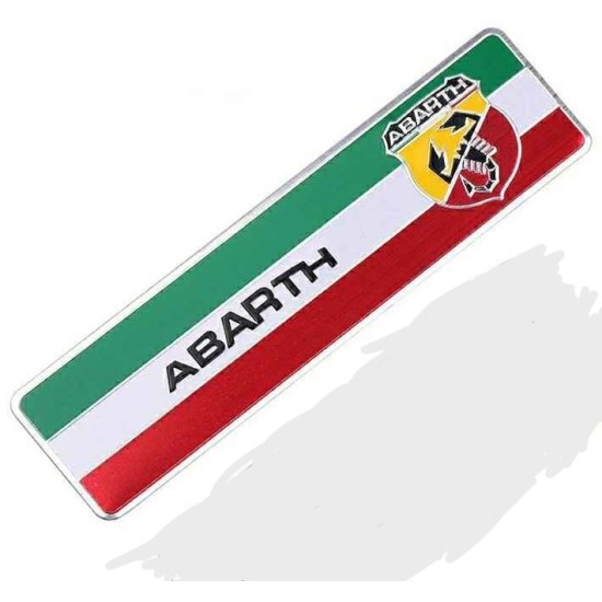 Αυτοκόλλητο αλουμινίου - Abarth