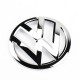 Σήμα πλαστικό χρωμίου αυτοκόλλητο 7cm - Vw