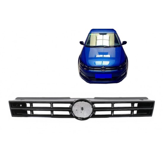 Κεντρική μπροστινή μάσκα κατάλληλη για VW Polo 6R (2009-2014) R-Line Design
