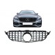Μπροστινή μάσκα κατάλληλη για Mercedes C-Class W205 S205 C205 A205 (2014-2018) GT-R Panamericana Design Crom Χωρίς Κάμερα