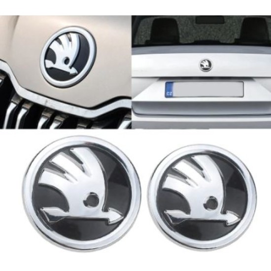 Σήμα πλαστικό 80mm - Skoda