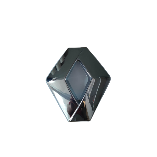 Σήμα καπό πλαστικό χρωμίου κουμπωτό 19x15,2cm - Renault