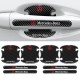 Σετ προστατευτικά αυτοκόλλητα σιλικόνης Look Carbon για το χερούλι της πόρτας - Mercedes-Benz