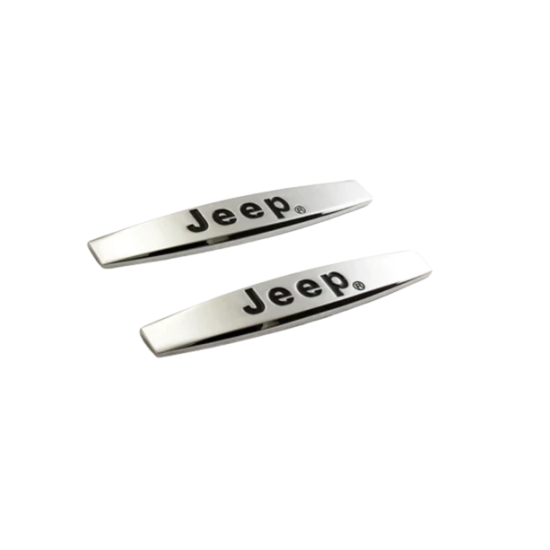Αυτοκόλλητα μεταλλικά 2 τεμάχια - JEEP