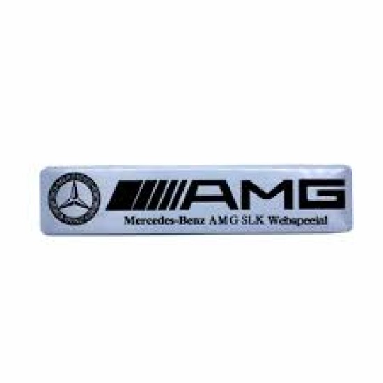 Αυτοκόλλητο αλουμινίου 12x2,5cm - AMG