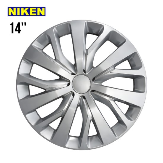 Τάσια τροχών ΝIKEN ασημί 14'' 4 τεμάχια